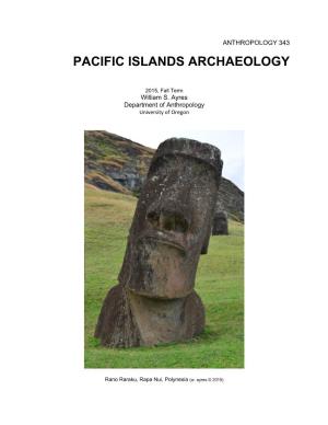 Pacific Islands Archaeology