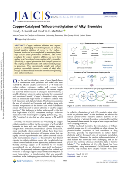 Copper-Catalyzed Trifluoromethylation of Alkyl Bromides
