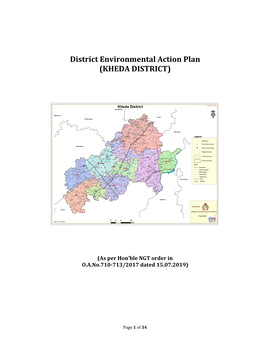 District Environmental Action Plan (KHEDA DISTRICT)