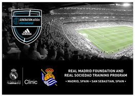 Real Madrid Foundation and Real Sociedad Training