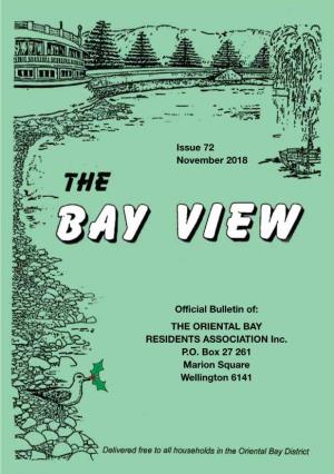 Official Bulletin Of: the ORIENTAL BAY RESIDENTS ASSOCIATION Inc