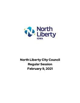 North Liberty City Council Regular Session February 9, 2021