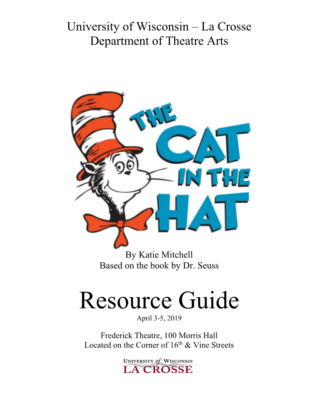 Resource Guide April 3-5, 2019