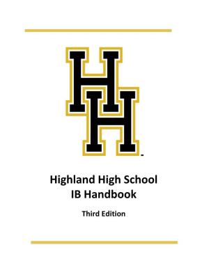 Hhs Ib Handbook