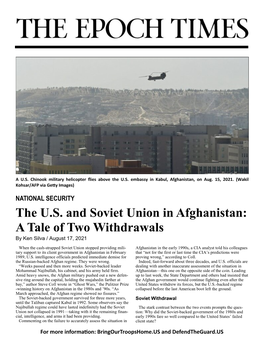The U.S. and Soviet Union in Afghanistan: a Tale of Two Withdrawals by Ken Silva / August 17, 2021