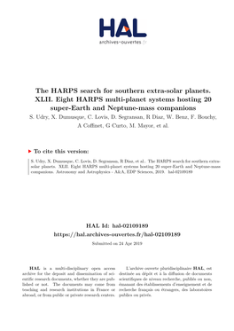 The HARPS Search for Southern Extra-Solar Planets. XLII. Eight HARPS Multi-Planet Systems Hosting 20 Super-Earth and Neptune-Mass Companions S