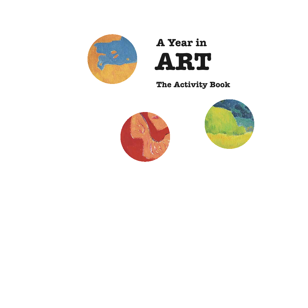 A Year in ART the Activity Book