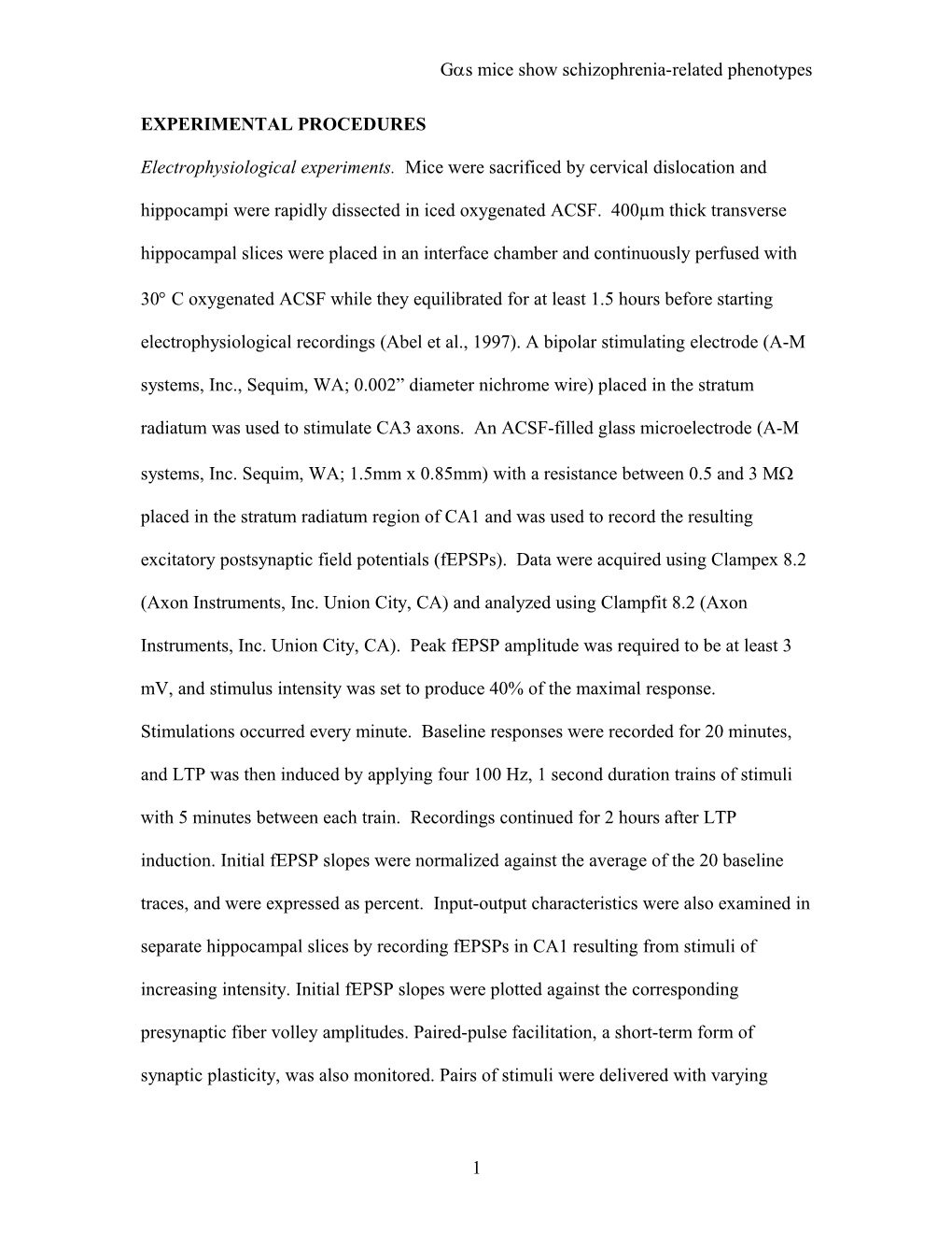 Autoradiographic in Situ Hybridizations for Total G S Mrna (Both Endogenous and Transgenic