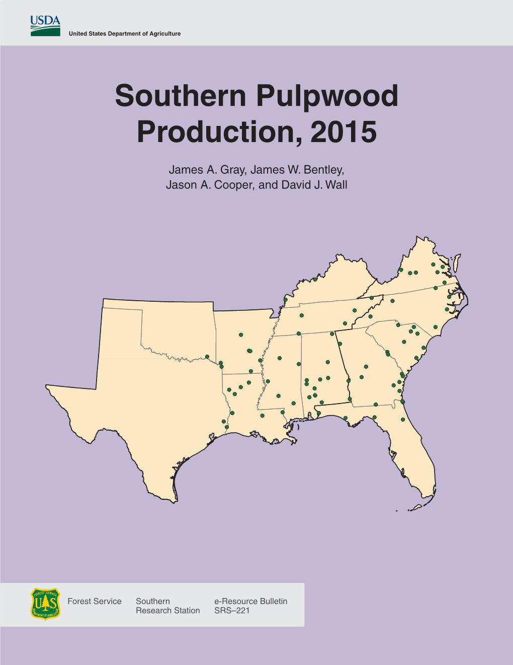 Southern Pulpwood Production, 2015