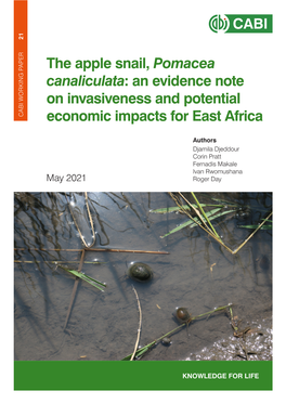 The Apple Snail, Pomacea Canaliculata: an Evidence Note on Invasiveness and Potential