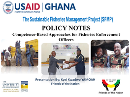 Competence-Based Approaches for Fisheries Enforcement Officers