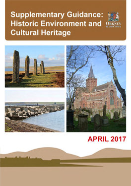 Supplementary Guidance: Historic Environment and Cultural Heritage