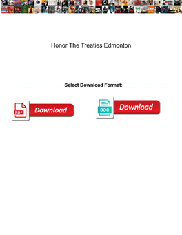 Honor the Treaties Edmonton