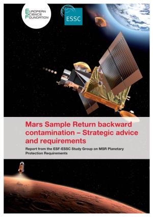 Mars Sample Return Backward Contamination