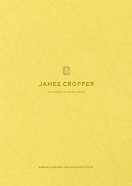 James Cropper Annual Report 2016