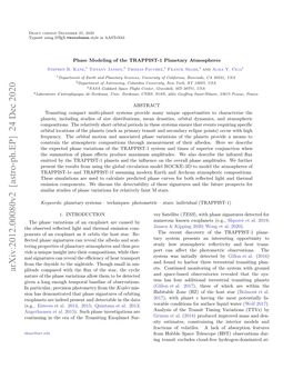 Arxiv:2012.00080V2 [Astro-Ph.EP] 24 Dec 2020 Skane@Ucr.Edu Ie Ogeog Eprlbsln Fobservations