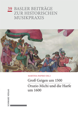 39 39 Basler Beiträge Zur Historischen Musikpraxis