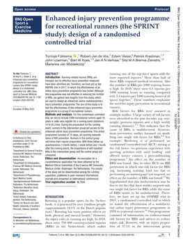 Design of a Randomised Controlled Trial