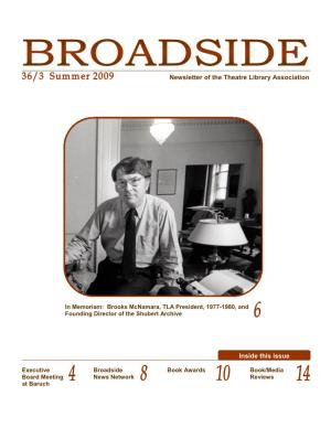 Broadside Book Awards Book/Media Board Meeting News Network Reviews at Baruch