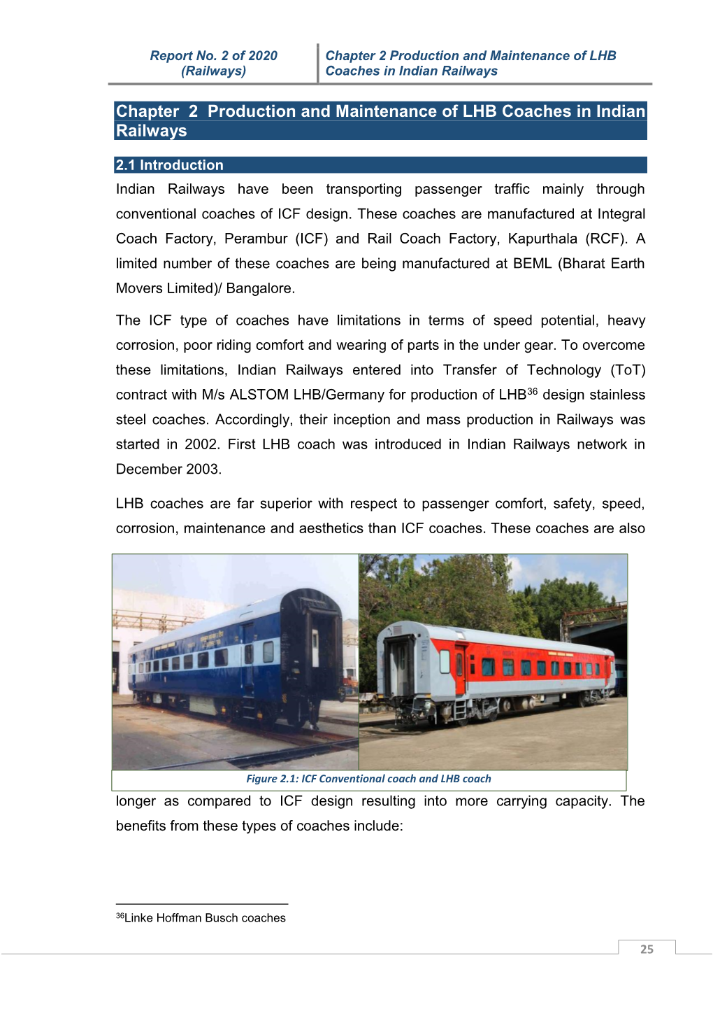 Chapter 2 Production and Maintenance of LHB Coaches in Indian Railways