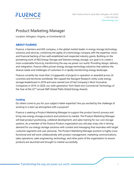 Product Marketing Manager