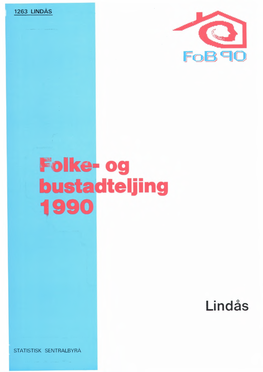 Folke- Og Boligtelling 1990. 1263 Lindås