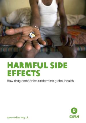 Harmful Side Effects: How Drug Companies Undermine Global Health