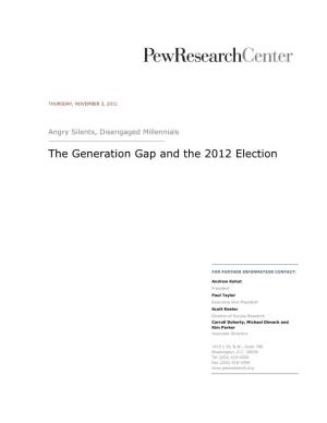 The Generation Gap and the 2012 Election