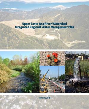 The Upper Santa Ana River Watershed IRWM Plan