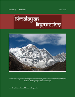 Himalayan Linguistics