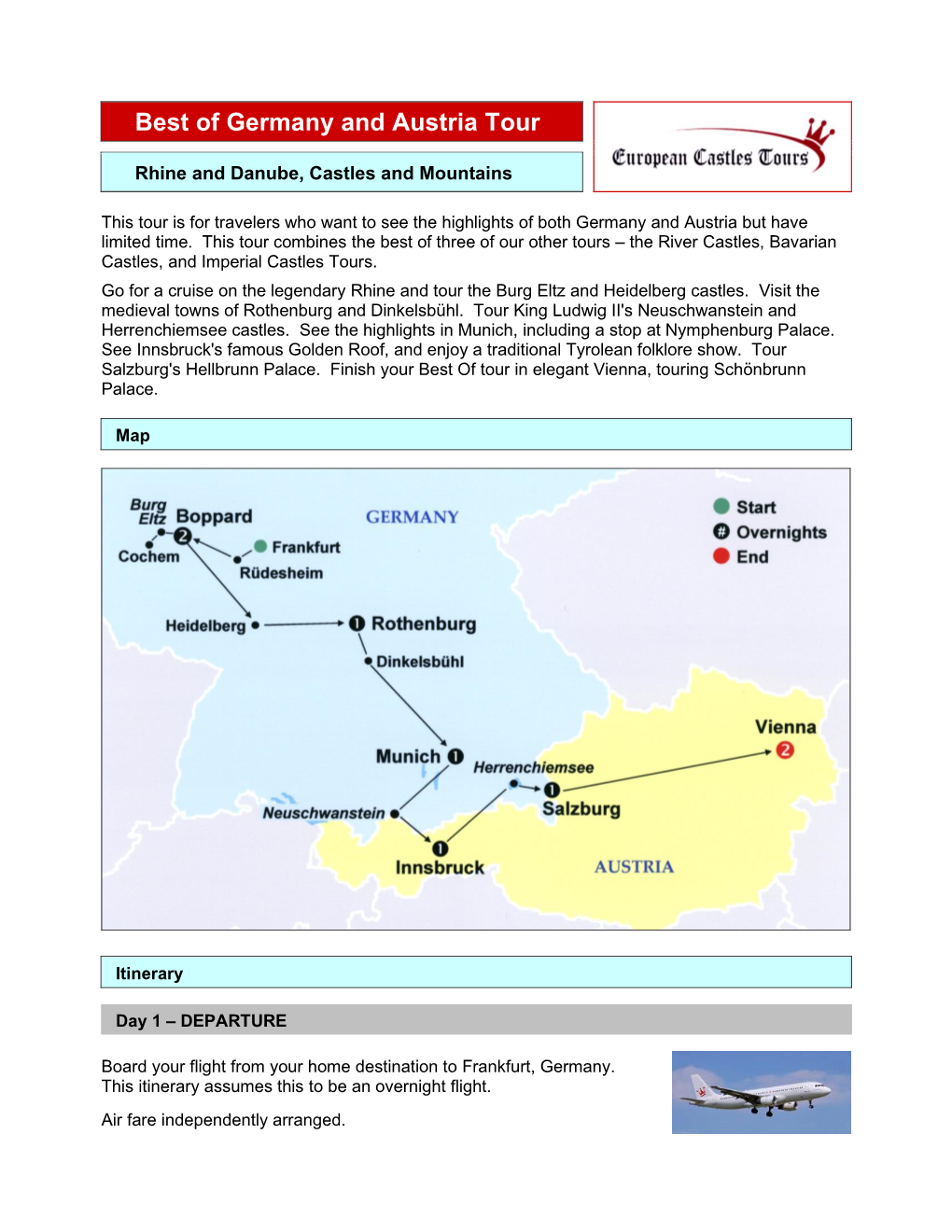 Best of Germany and Austria Tour