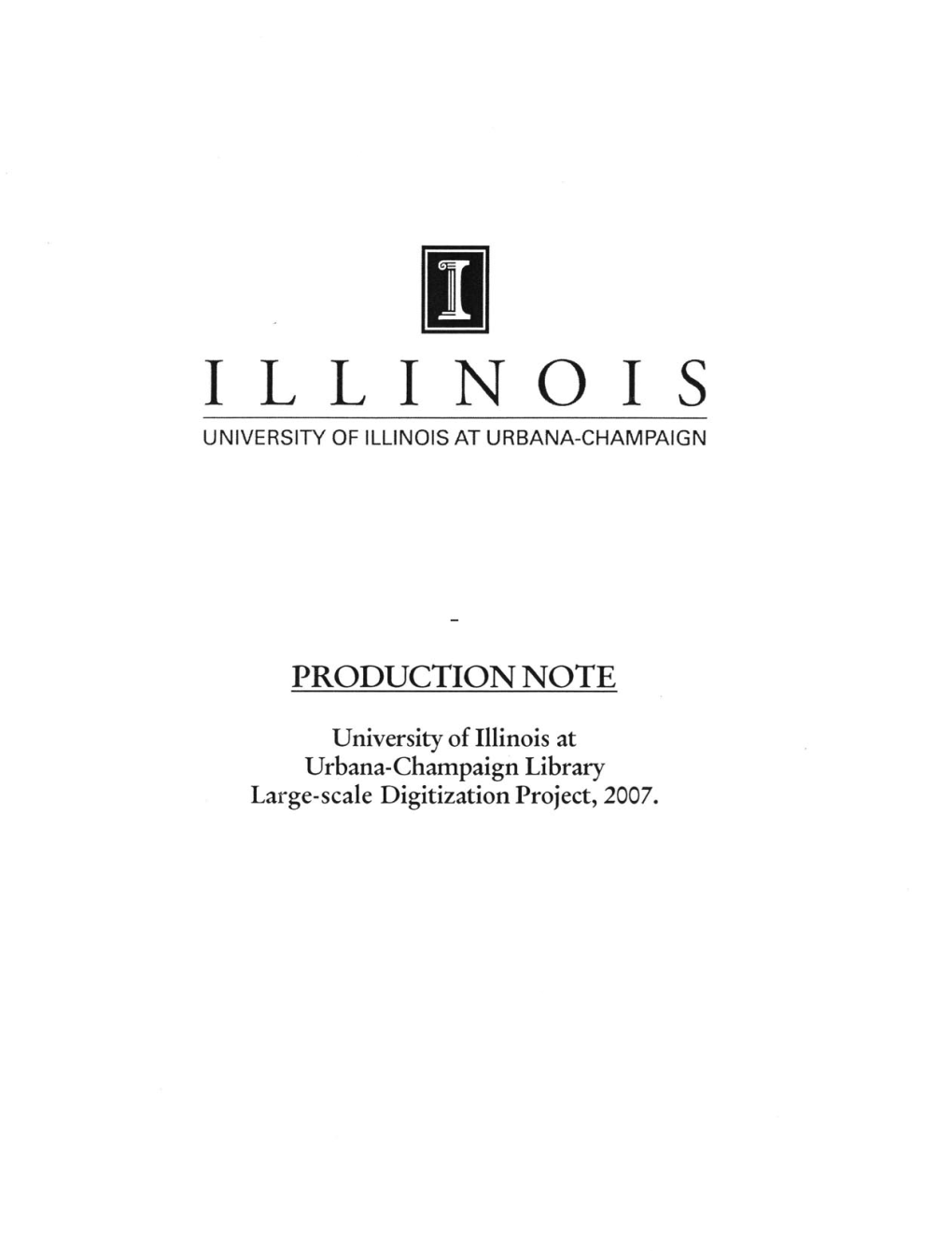 I L L I N 0 S University of Illinois at Urbana-Champaign