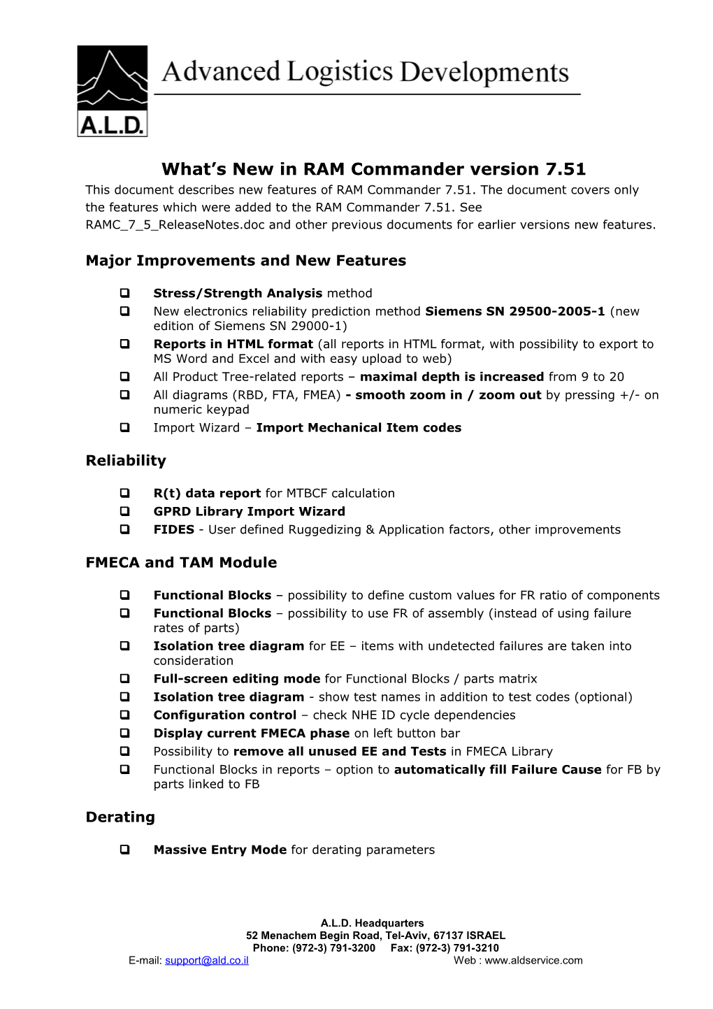 What's New in RAM Commander Version 7