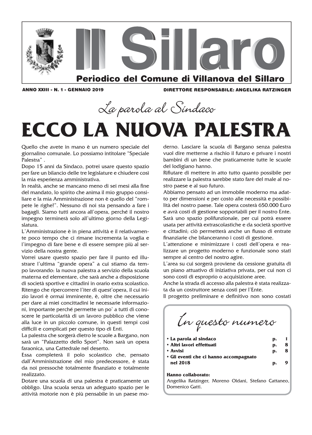 ECCO LA NUOVA PALESTRA Quello Che Avete in Mano È Un Numero Speciale Del Derno