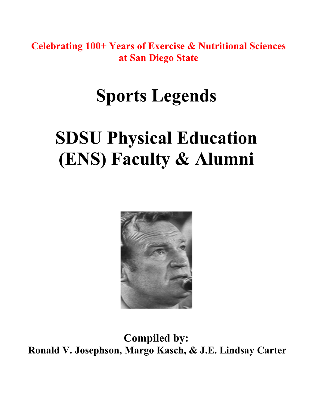 Sports Legends- SDSU PE/ENS Faculty & Alumnirevdec15,2014