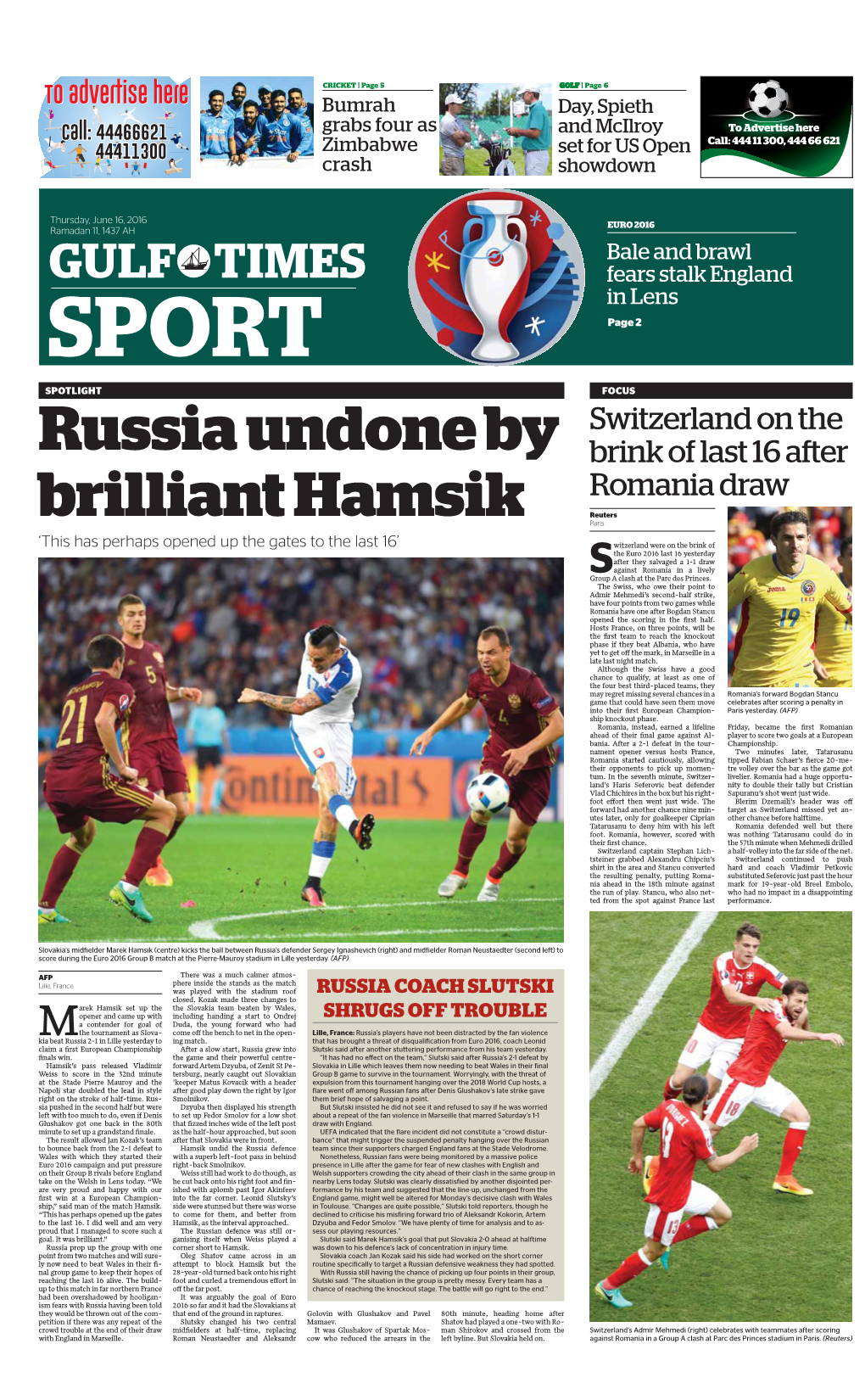 Russia Undone by Brilliant Hamsik