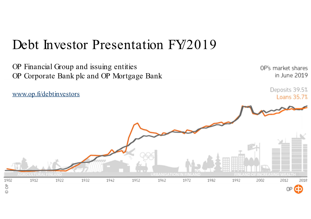 Debt Investor Presentation FY/2019