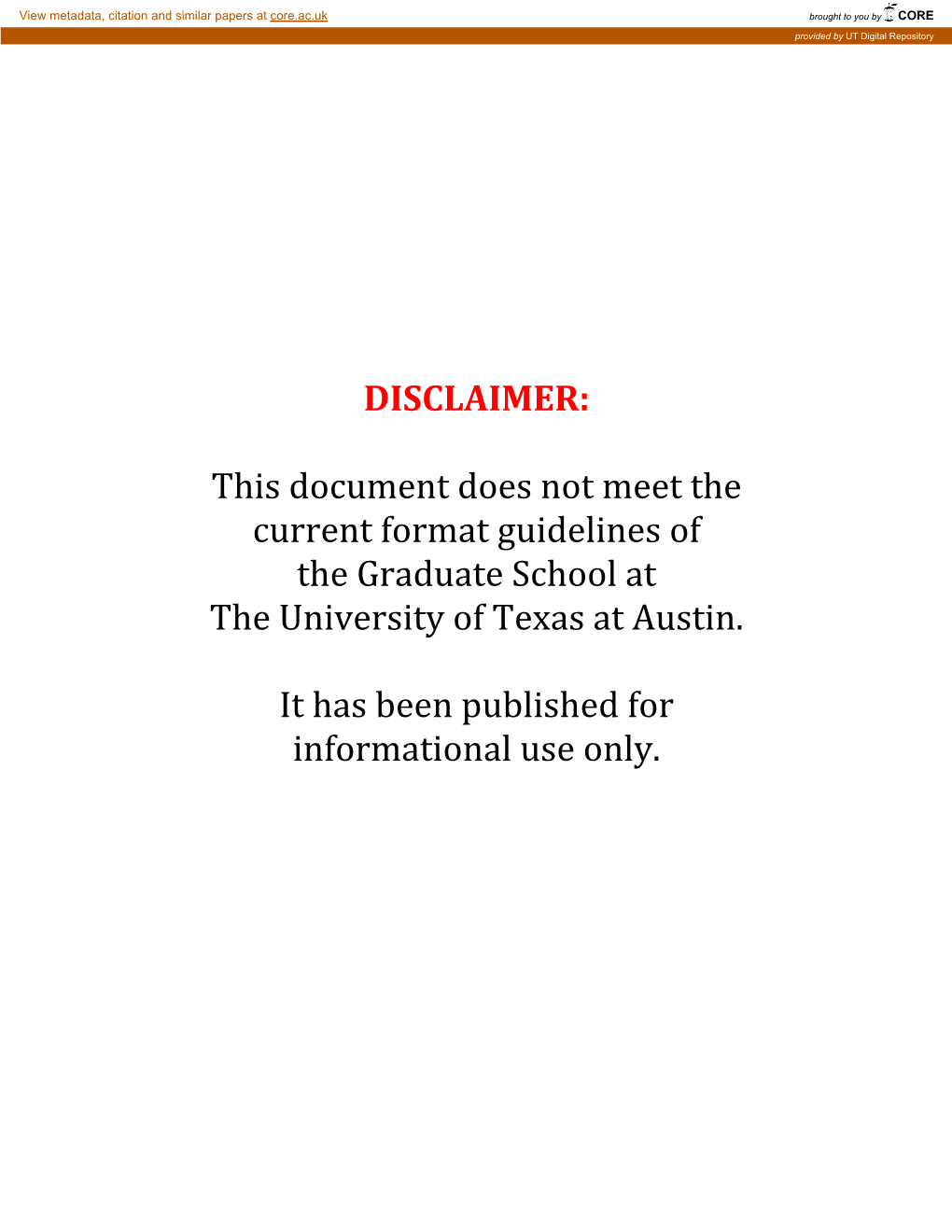 Master Document Template