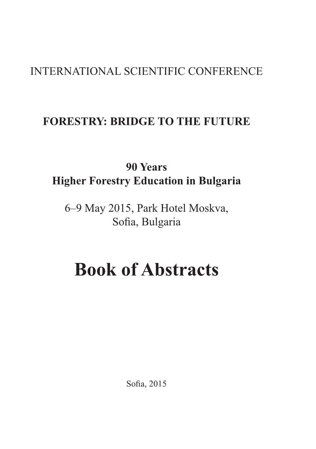 Book Abstracts2015.Indb