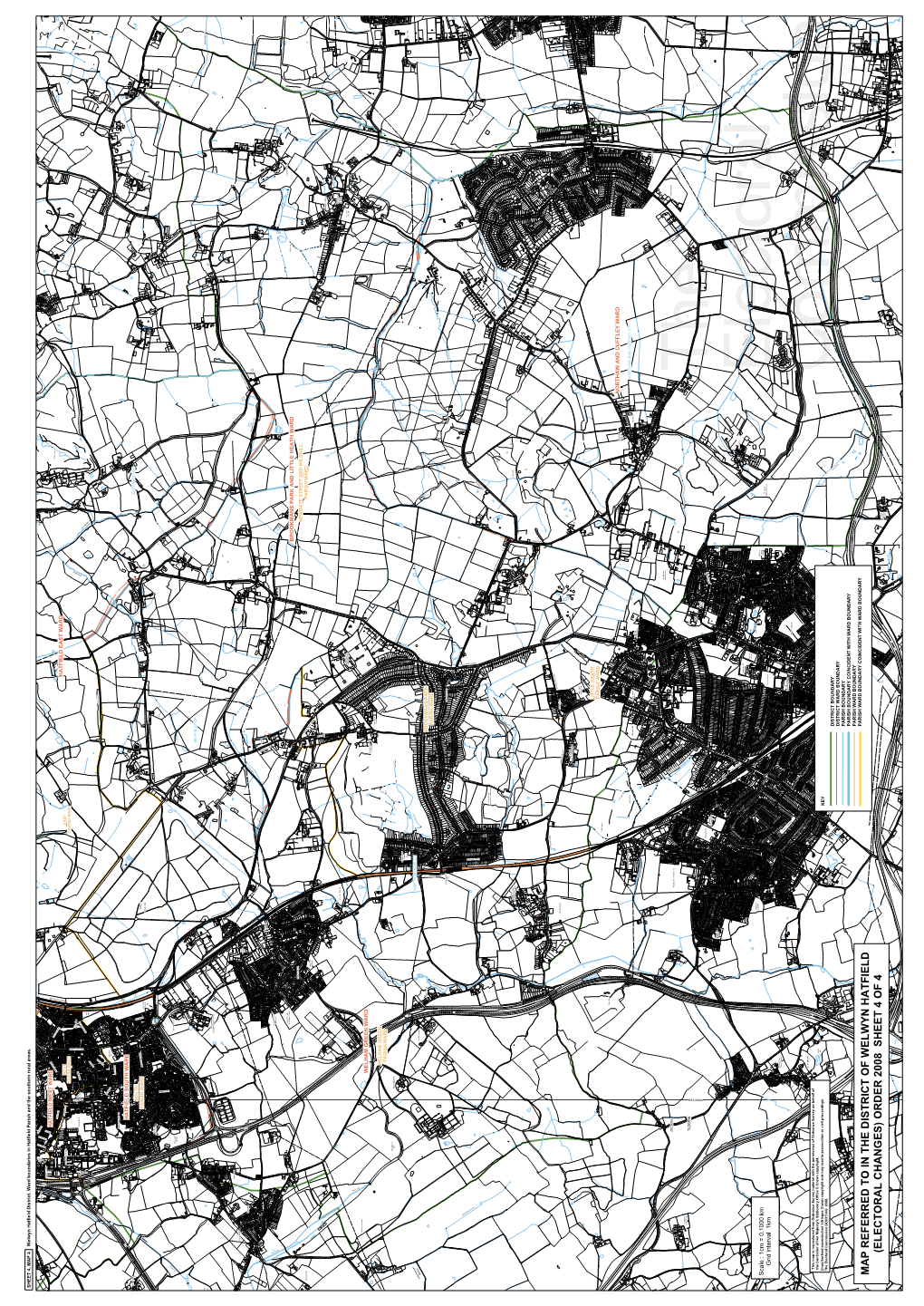 Map Referred to in the District of Welwyn Hatfield