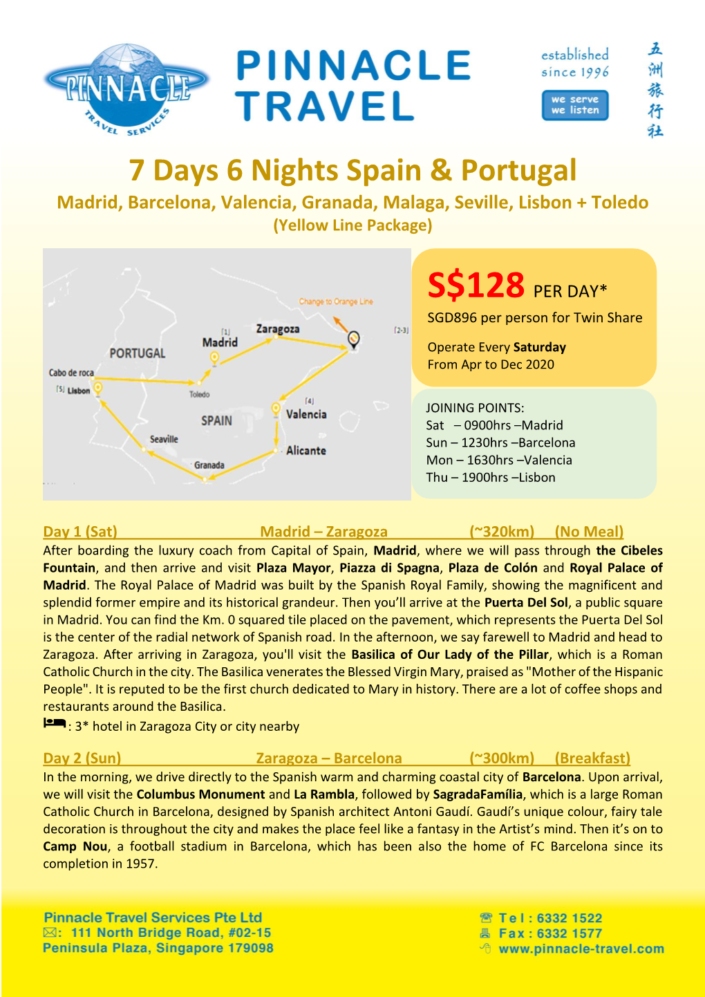 7 Days 6 Nights Spain & Portugal