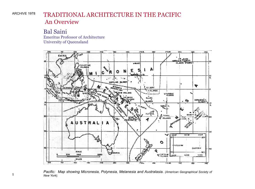 Traditional Architecture in the Pacific.Indd