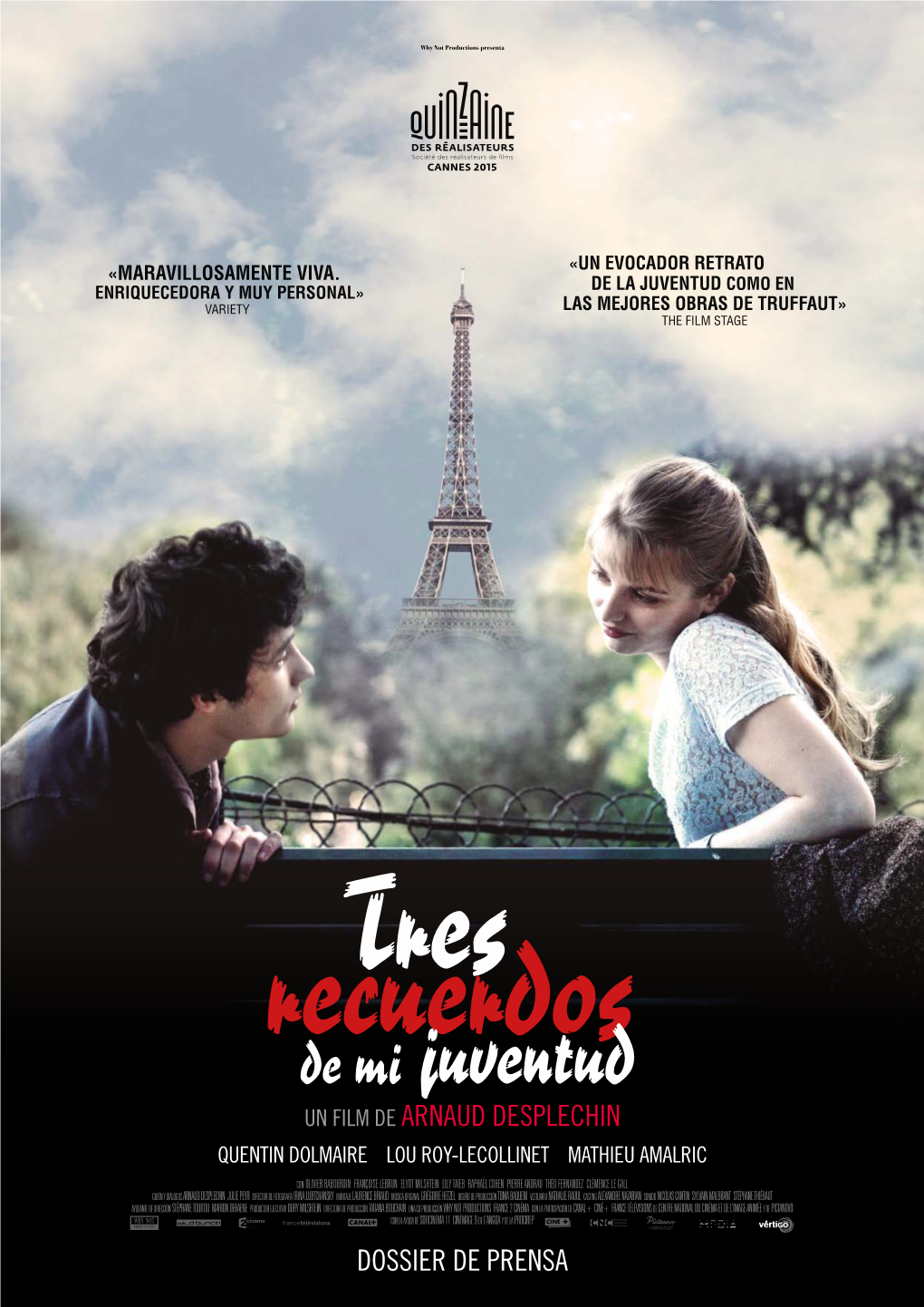 De Mi Juventud UN FILM DE ARNAUD DESPLECHIN QUENTIN DOLMAIRE LOU ROY-LECOLLINET MATHIEU AMALRIC