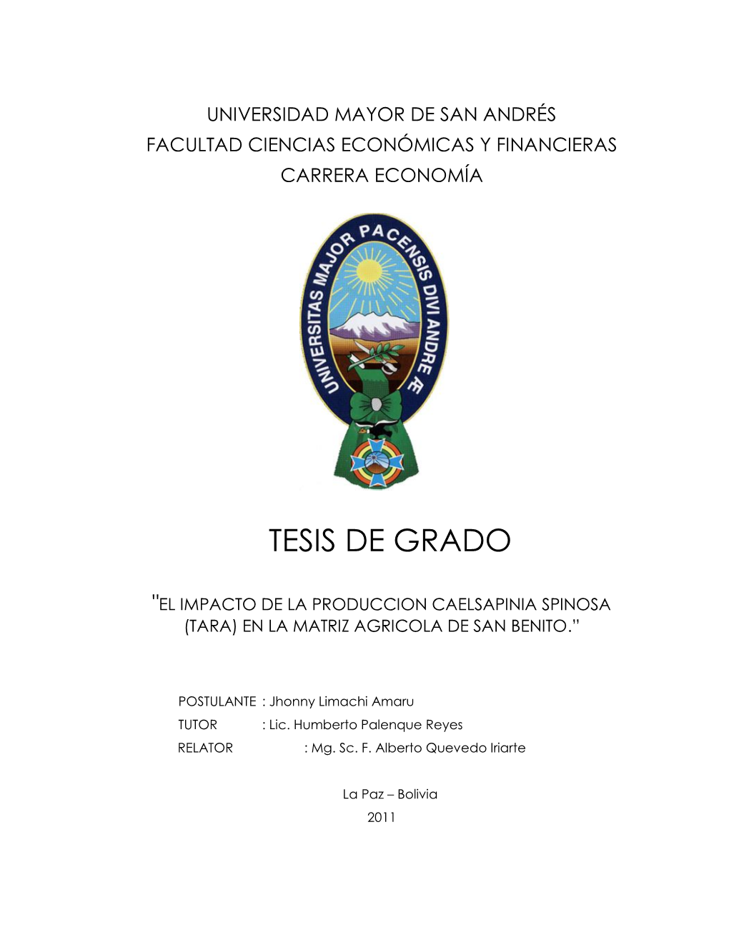 Tesis De Grado