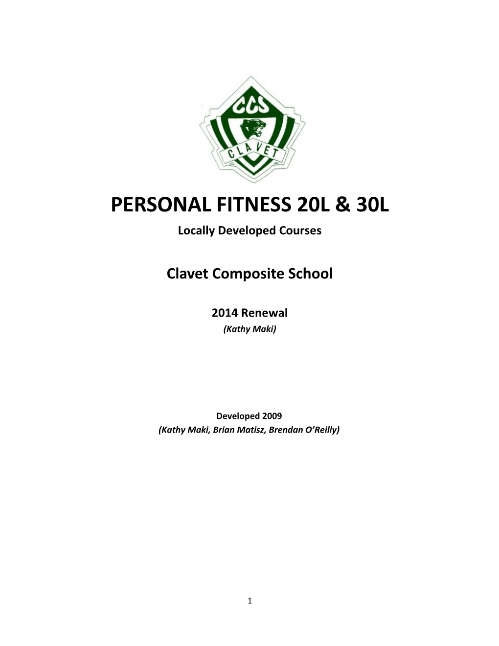 Personal Fitness 20L &