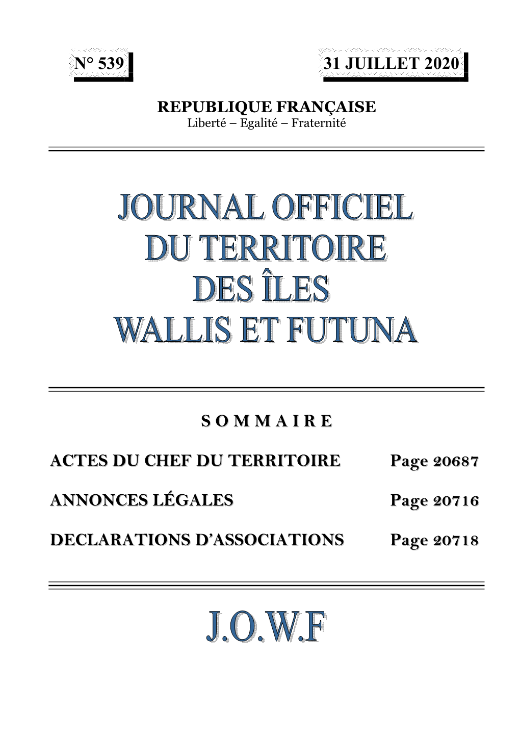 1Ere Page 31 Juillet 2020