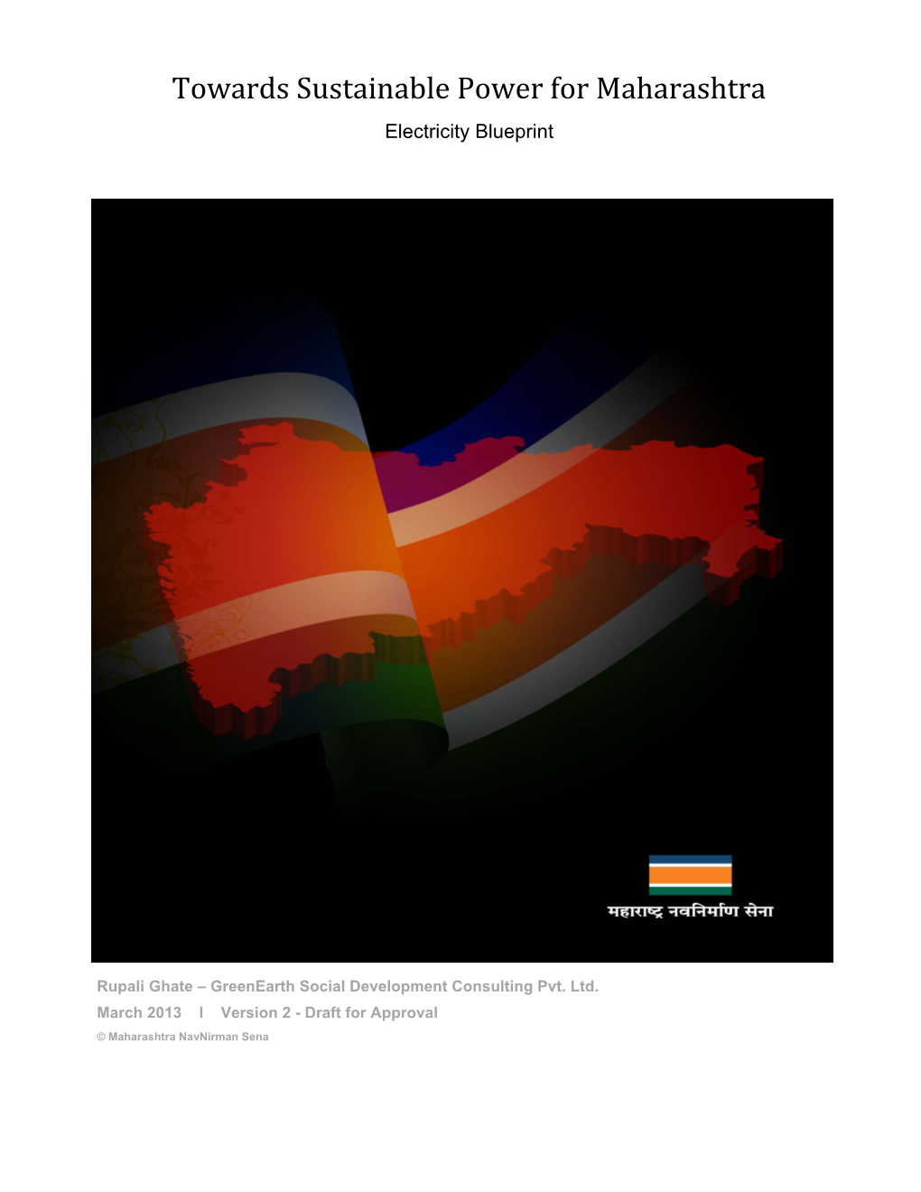 Towards Sustainable Power for Maharashtra Electricity Blueprint