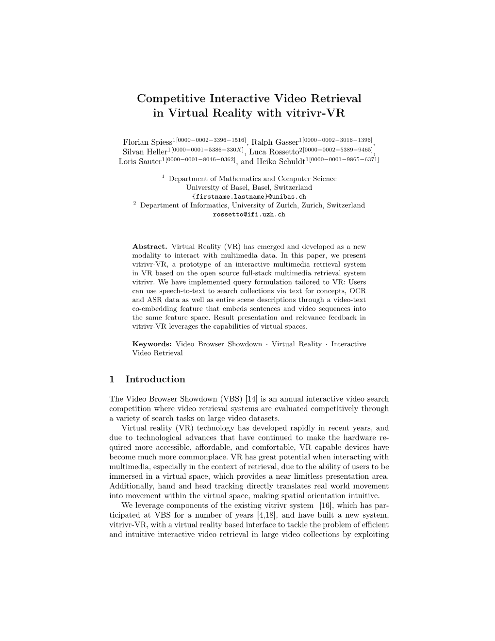 Competitive Interactive Video Retrieval in Virtual Reality with Vitrivr-VR