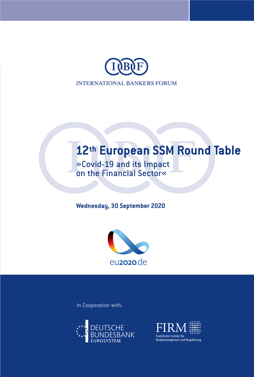 12Th European SSM Round Table
