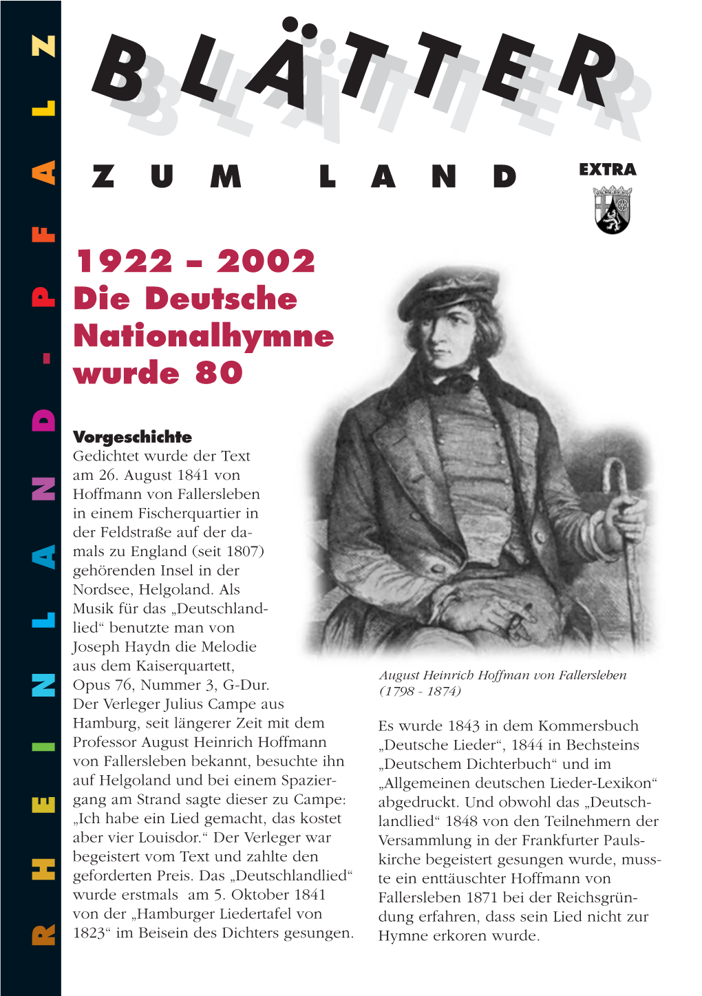 2002 Die Deutsche Nationalhymne